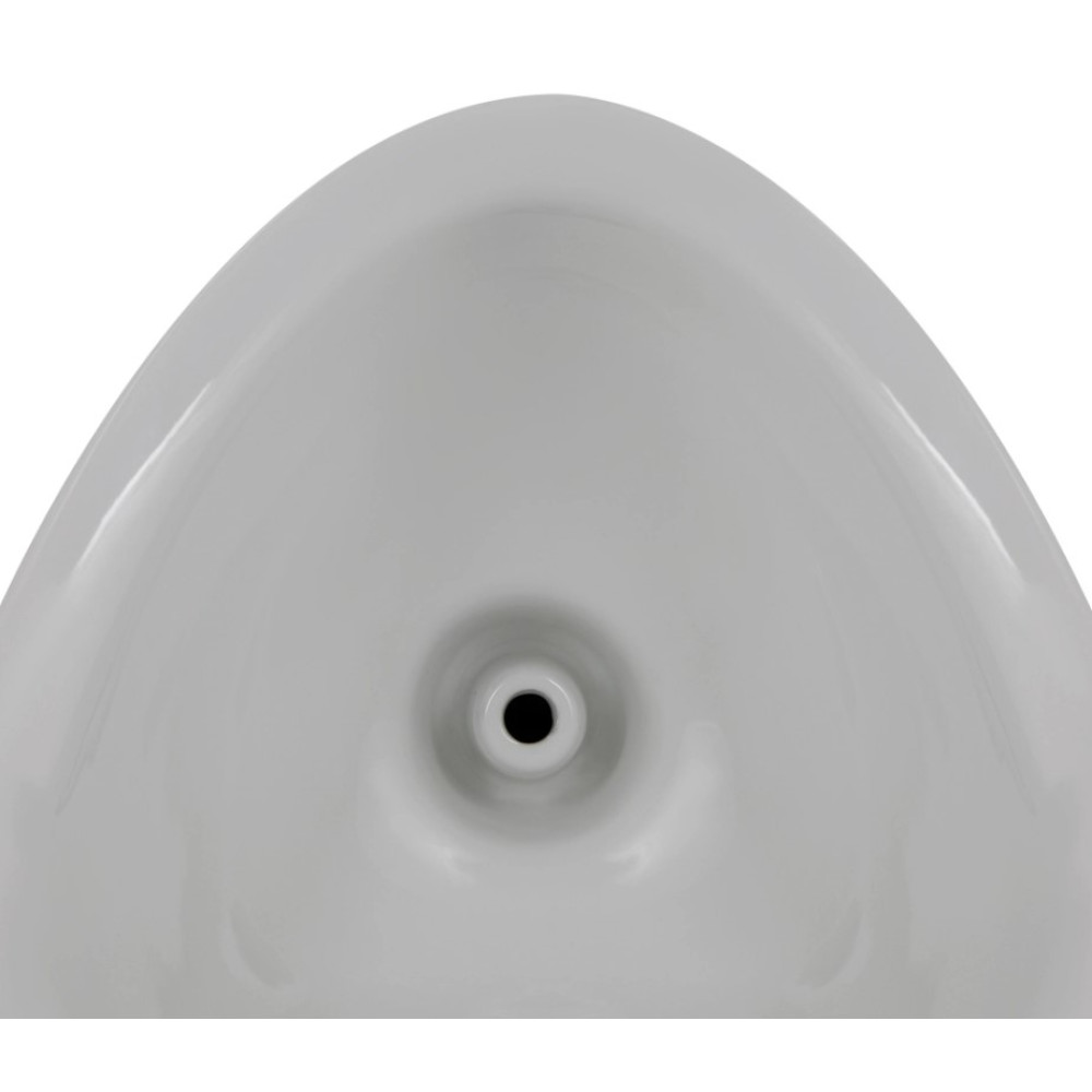 Писсуар подвесной Qtap Crow White с краном-дозатором QT0588112HW