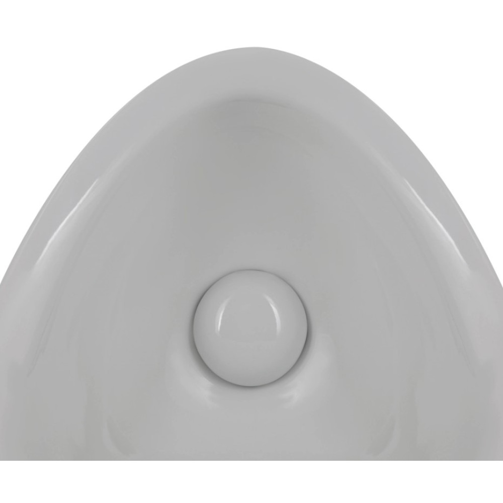 Писсуар подвесной Qtap Crow White с краном-дозатором QT0588112HW