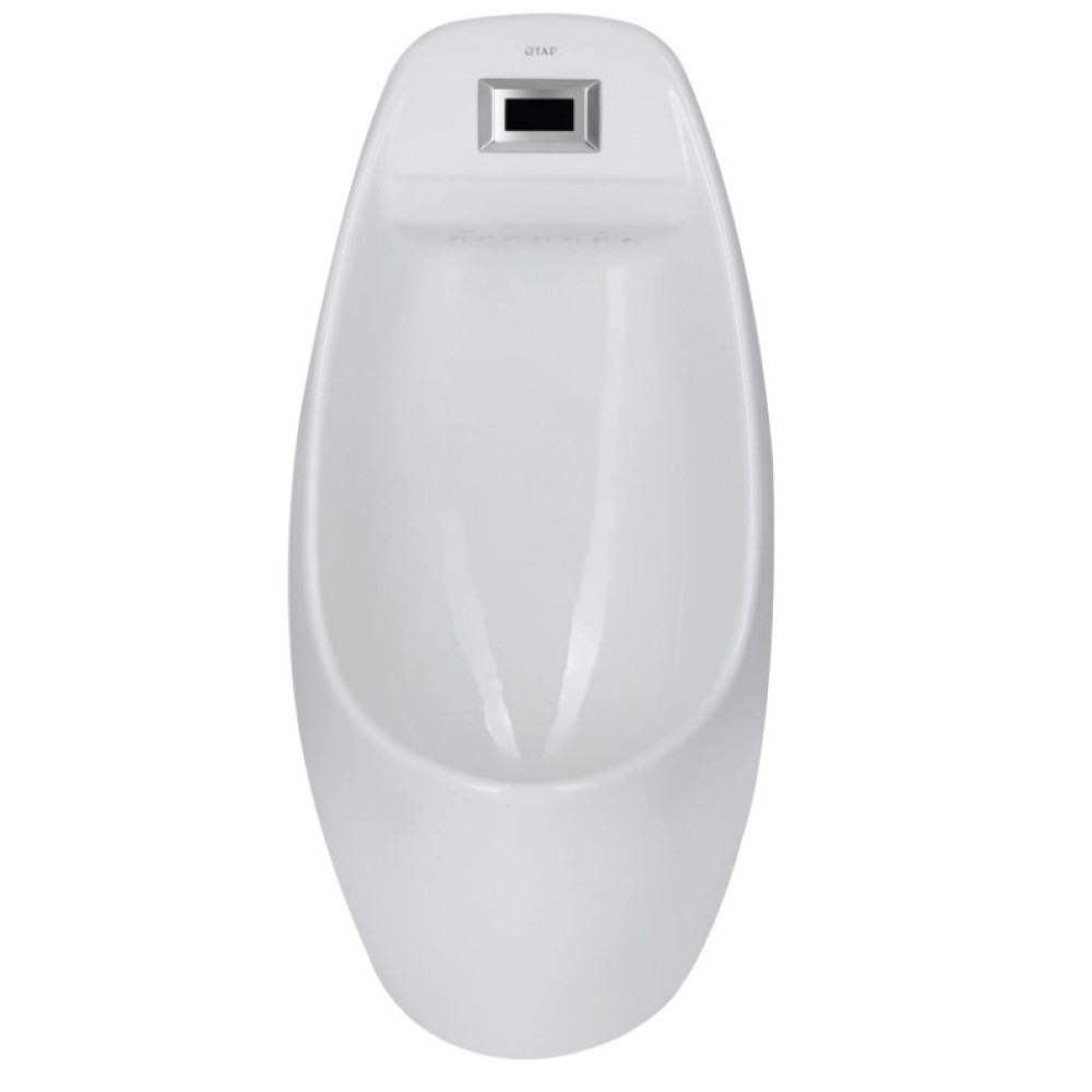 Пісуар підвісний Qtap Stork White з ІК-датчиком автоматичного змивання QT1588102HW