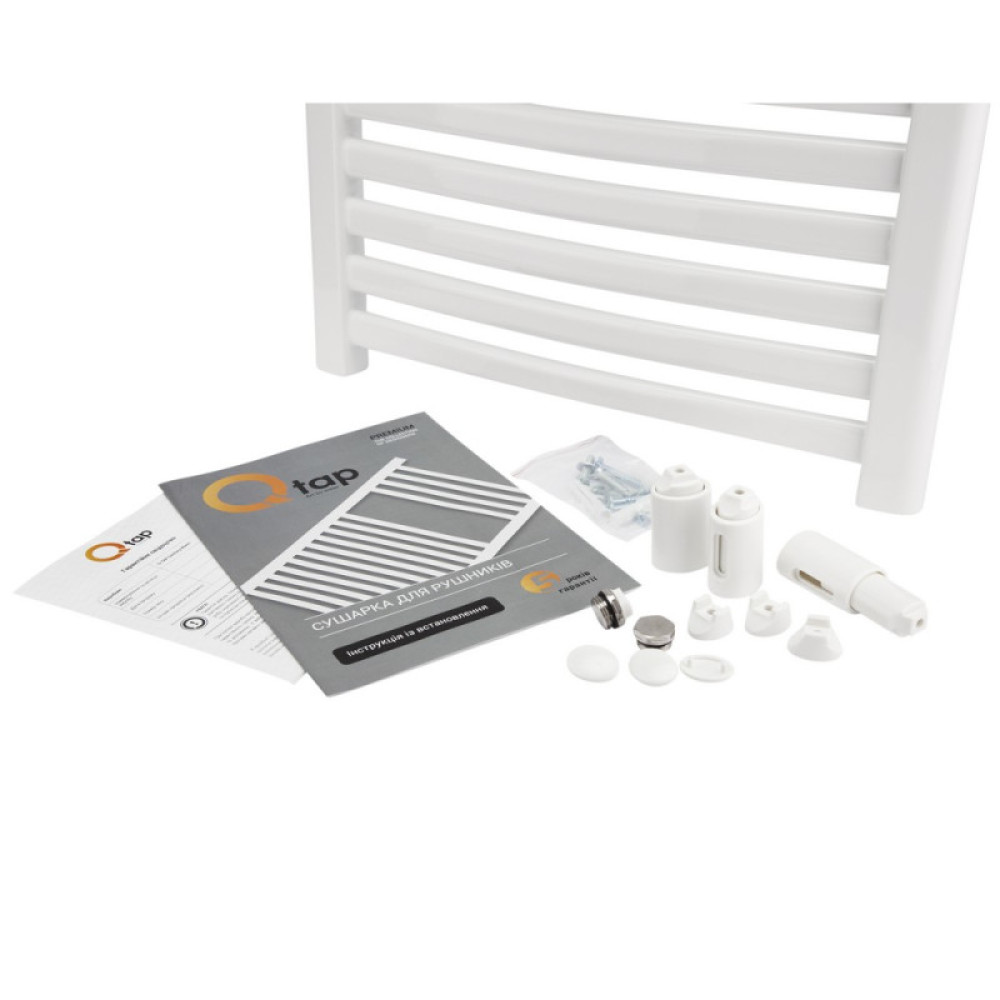Сушарка для рушників водяна Q-TAP Dias (WHI) P21 1200x600 HY