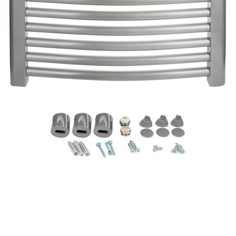 Сушарка для рушників водяна Q-TAP Evia (SIL) P21 1200x500 HY