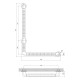 Поручень універсальний Qtap Freedom 700х500 White QT2291CZ6003W 
