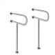 Поручень подвійний для раковини Qtap Freedom 520х900 Chrome QT229111CHR 