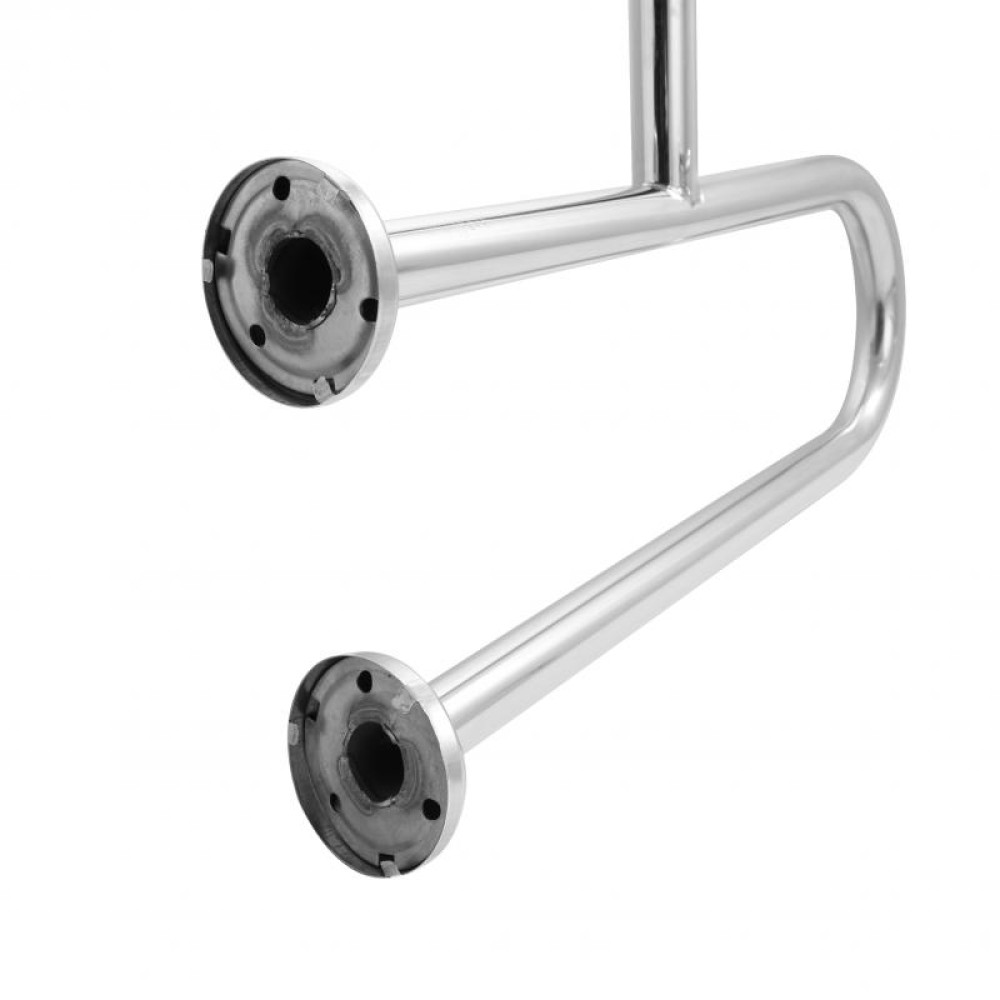 Поручень подвійний для пісуару Qtap Freedom 600x520 Chrome QT229188CHR 