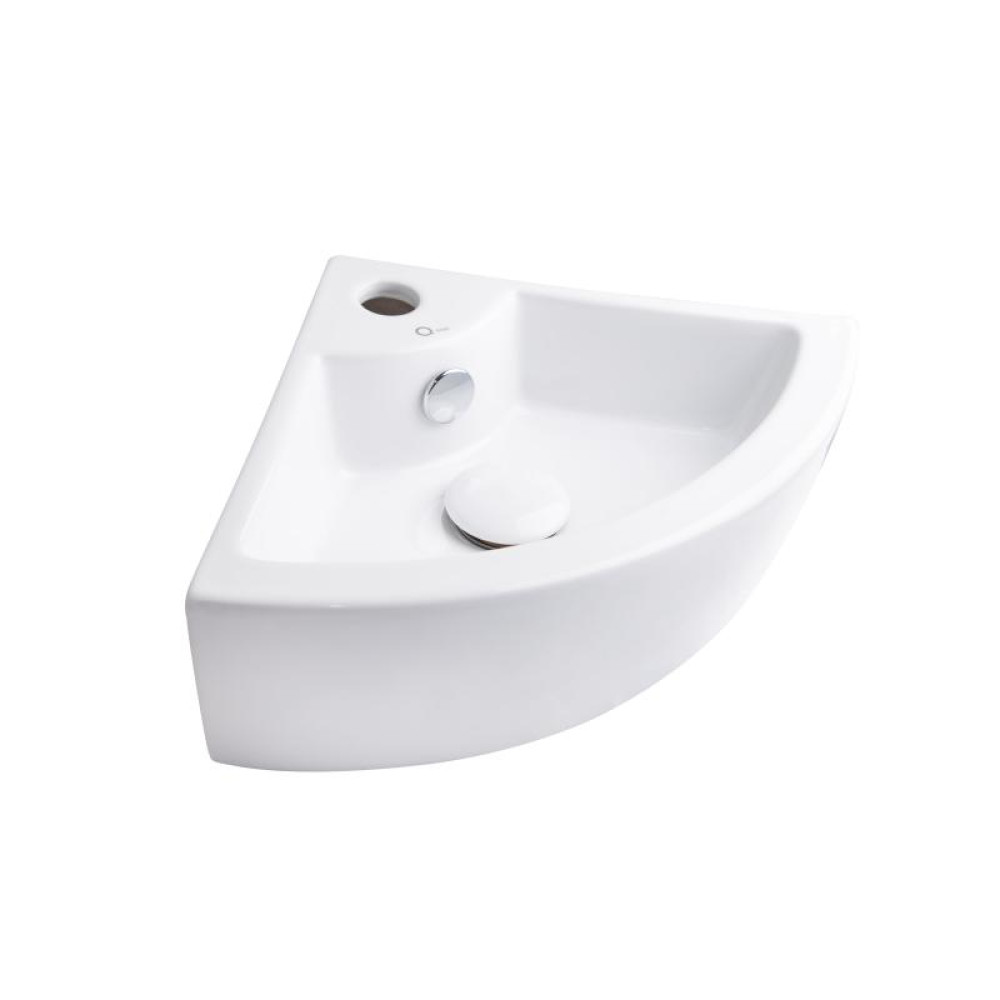 Раковина Qtap Kiwi з донним клапаном QT0911K184AW