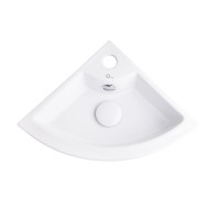 Раковина Qtap Kiwi з донним клапаном QT0911K184AW