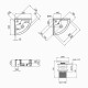 Раковина Qtap Kiwi з донним клапаном QT0911K184AW