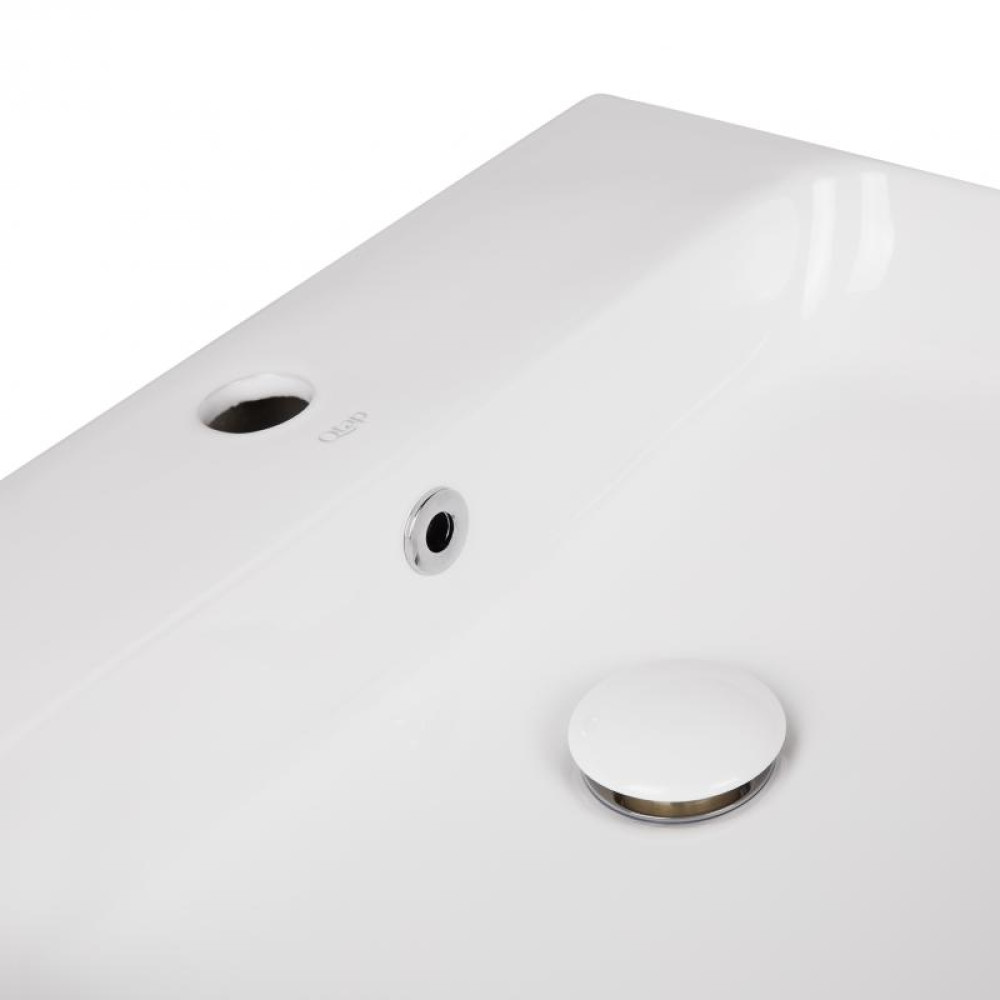 Раковина Qtap Nando з донним клапаном QT1211K404AW