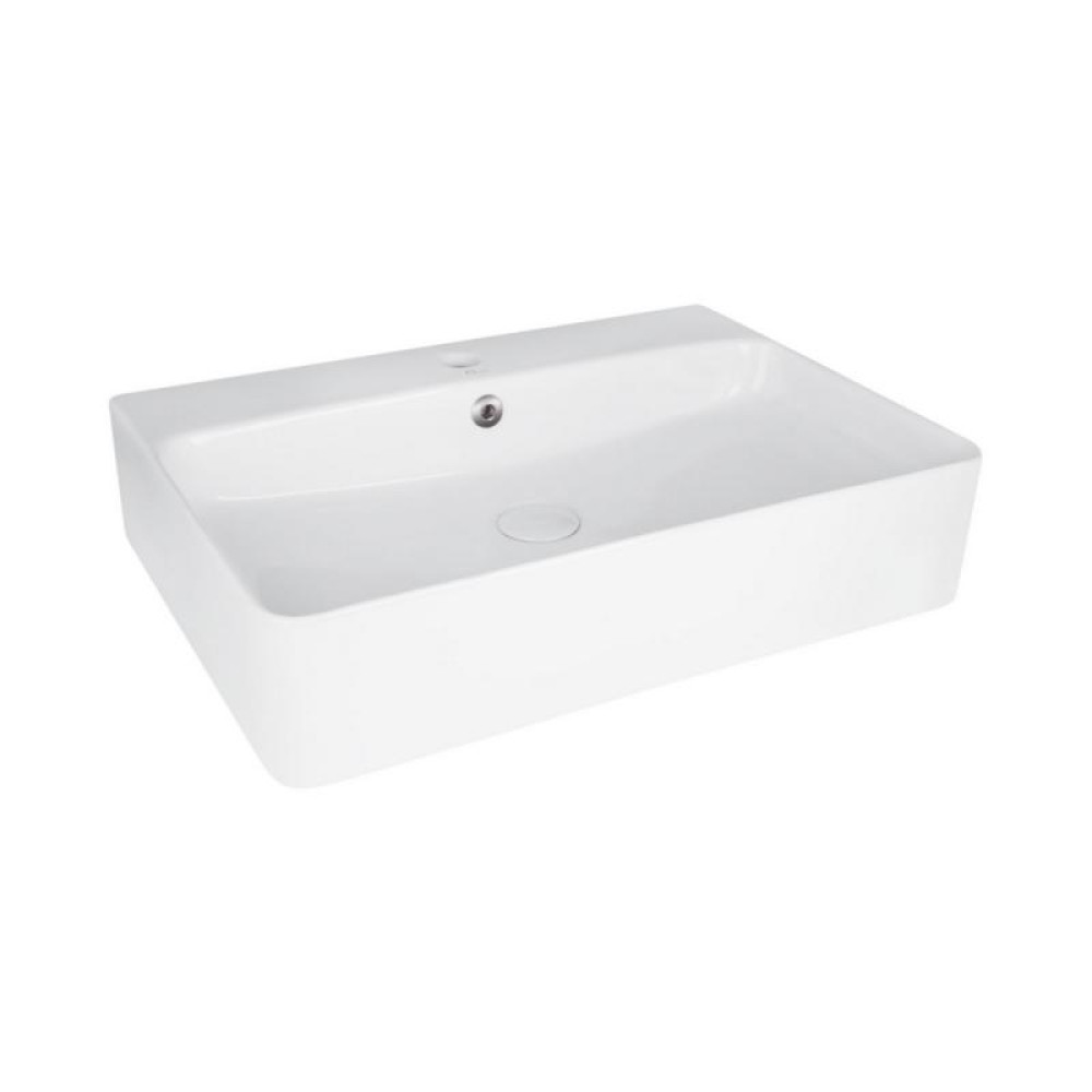 Раковина Qtap Nando з донним клапаном QT1211K404W
