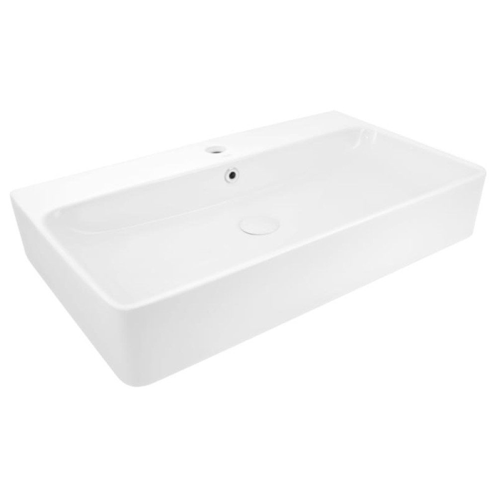 Раковина Qtap Nando з донним клапаном QT1211K427W