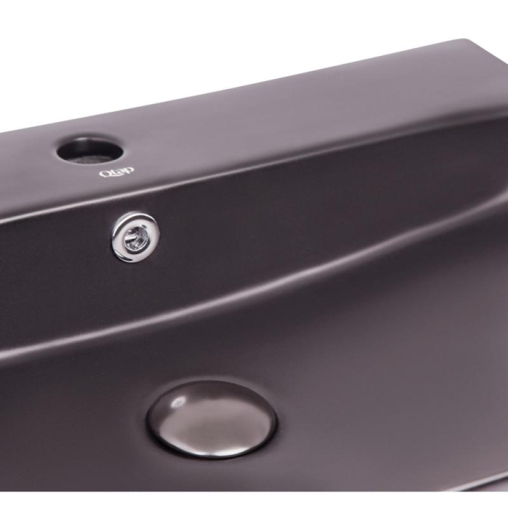 Раковина Qtap Nando з донним клапаном QT1211K4041MB