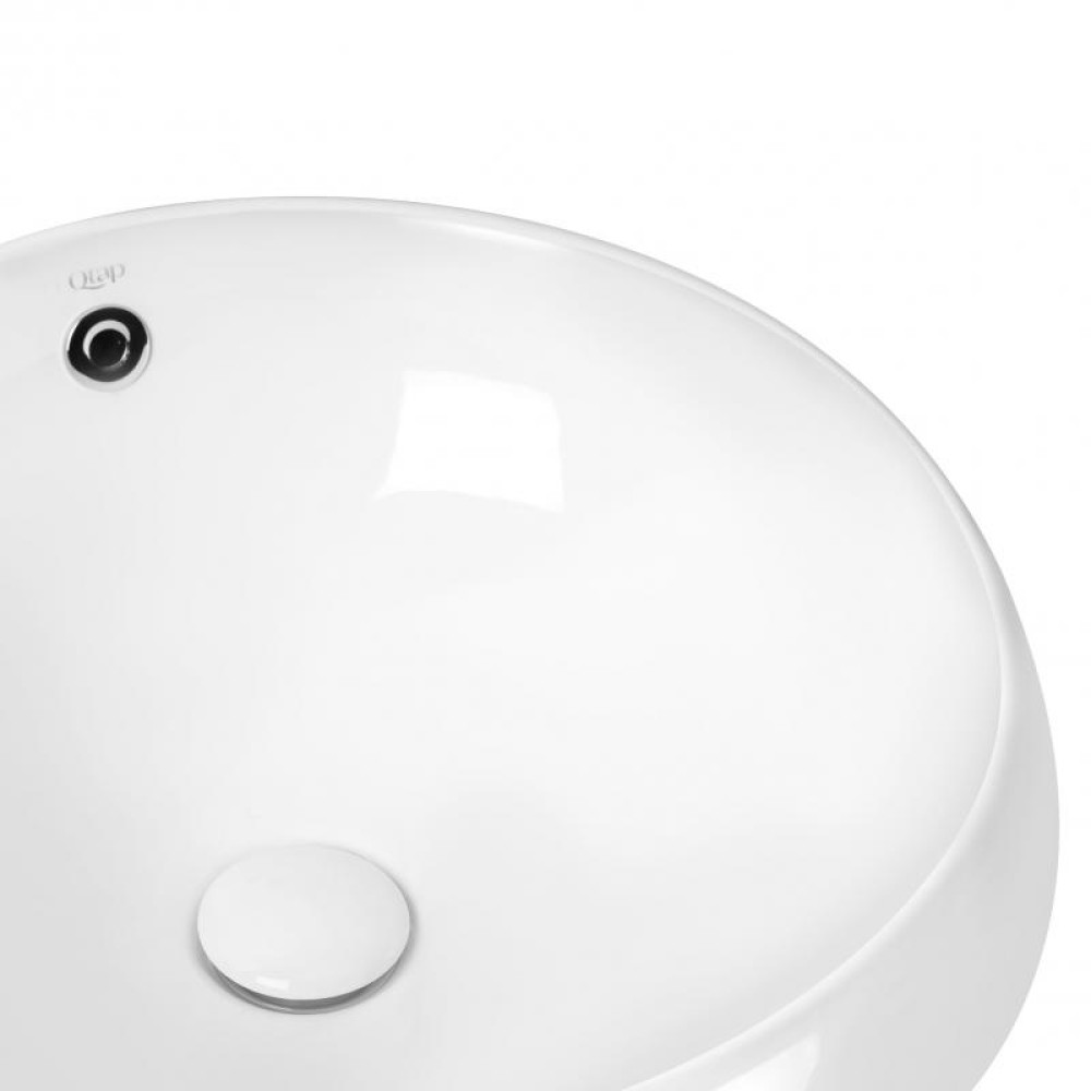 Раковина Qtap Jay з донним клапаном QT0711K305W