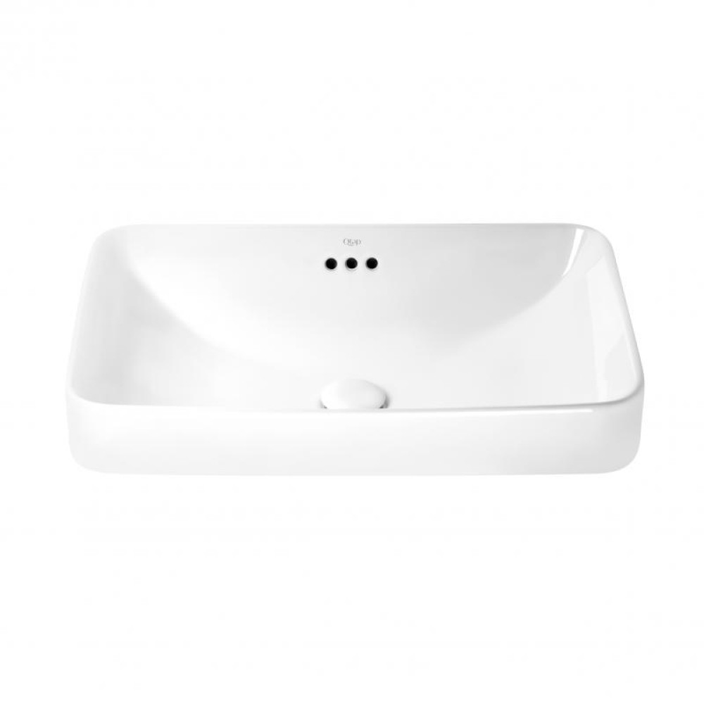 Раковина Qtap Jay з донним клапаном QT0711K425W