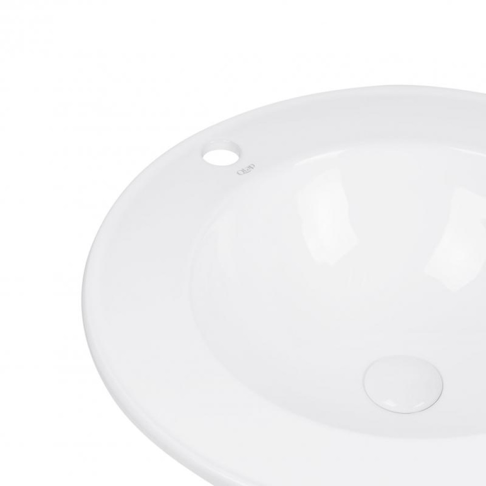 Раковина Qtap Stork з донним клапаном QT15116048W