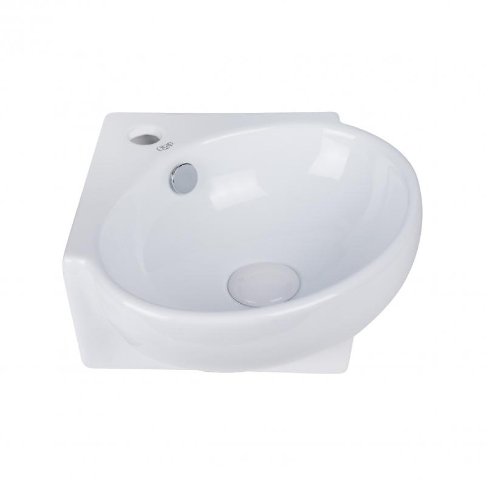 Раковина Qtap Leo з донним клапаном QT11115010W