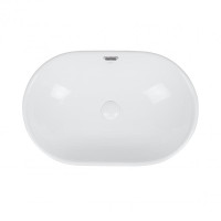 Раковина Qtap Leo с донным клапаном QT11114028W