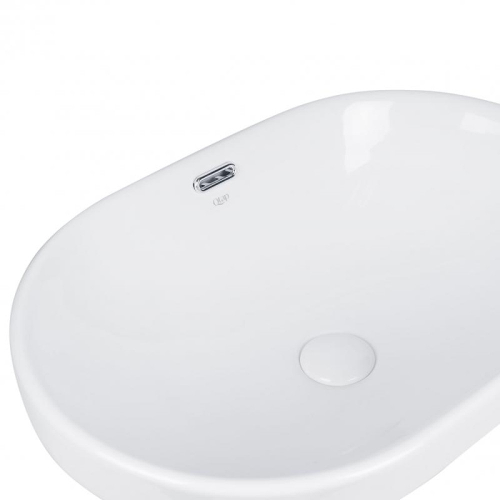 Раковина Qtap Leo з донним клапаном QT11114028W
