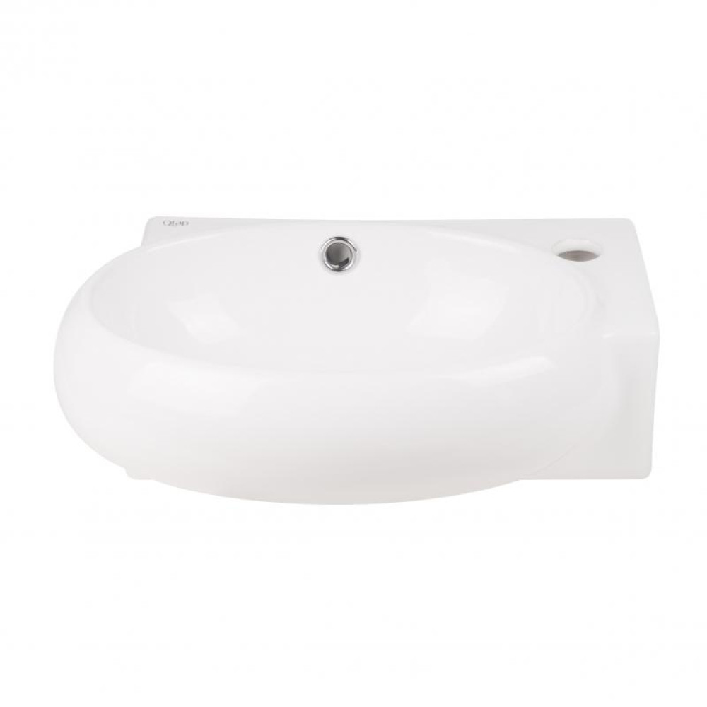 Раковина Qtap Leo з донним клапаном QT11115011RW