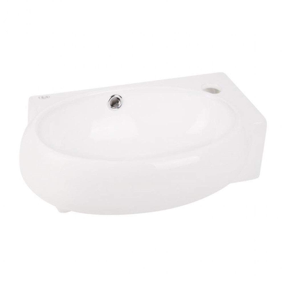 Раковина Qtap Leo з донним клапаном QT11115011RW