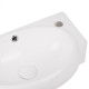 Раковина Qtap Leo з донним клапаном QT11115011RW