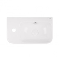 Раковина Qtap Tern с донным клапаном QT17115117LW