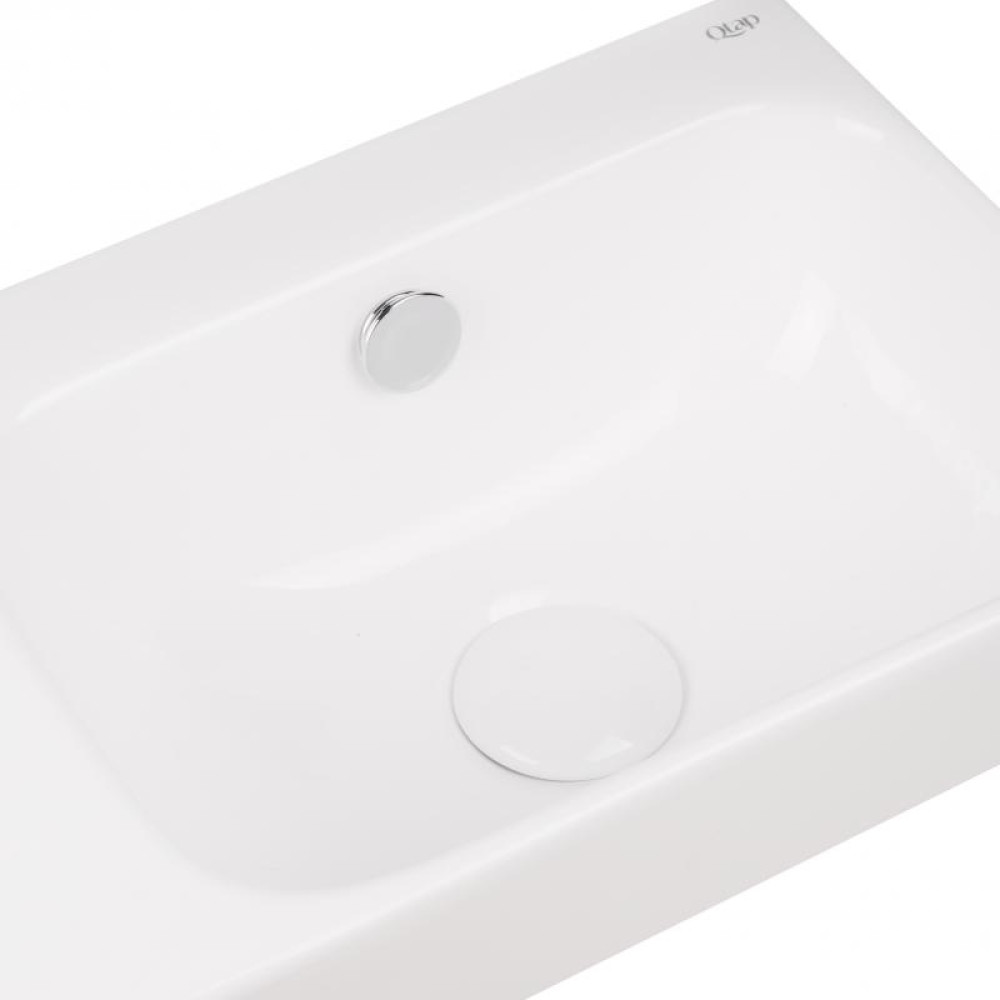 Раковина Qtap Tern з донним клапаном QT17115117LW