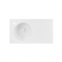 Раковина Qtap Virgo QT1811FL8130ALLW с донным клапаном