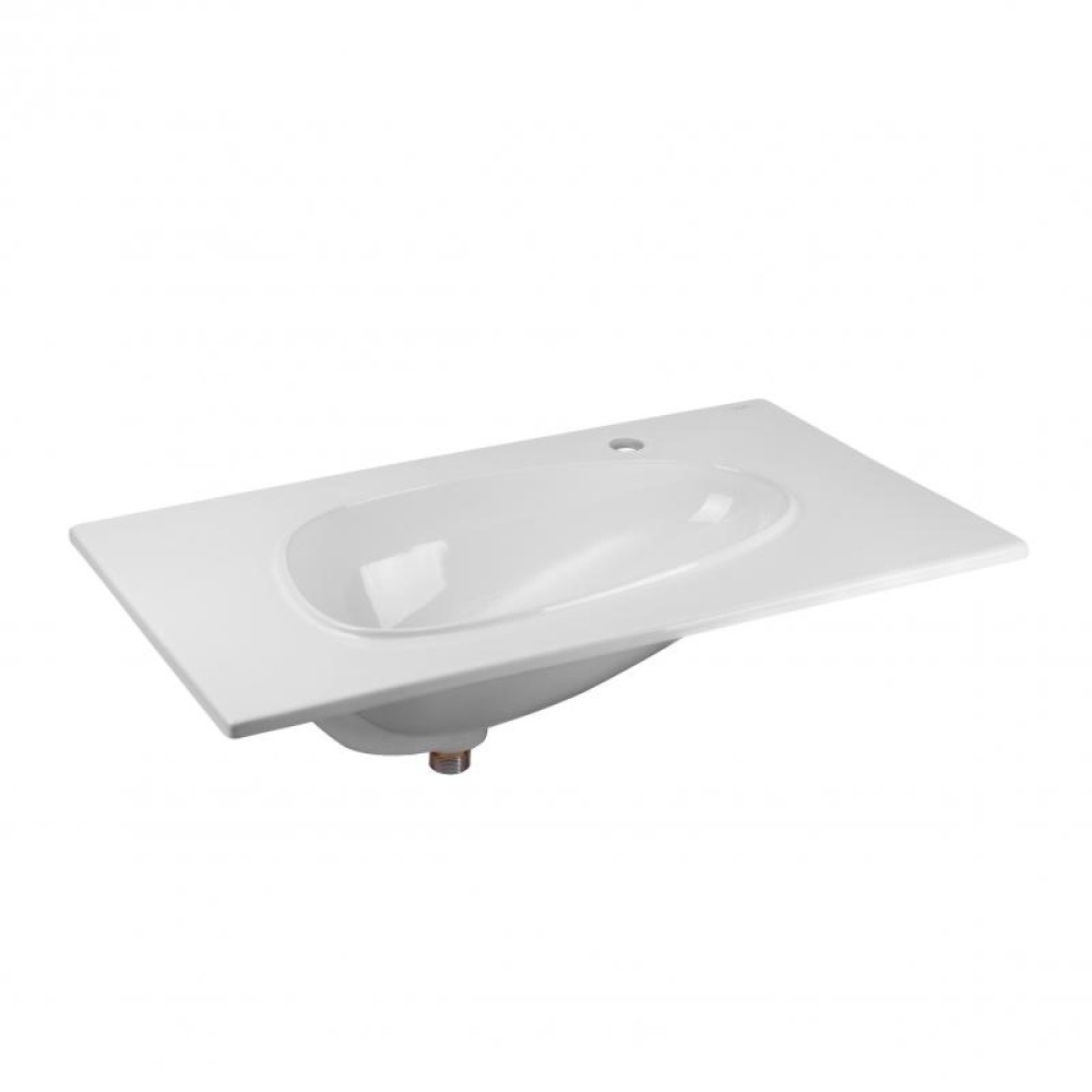 Раковина Qtap Virgo WHITE з донним клапаном QT1811FL8128BRW