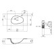 Раковина Qtap Virgo WHITE з донним клапаном QT1811FL8128BRW
