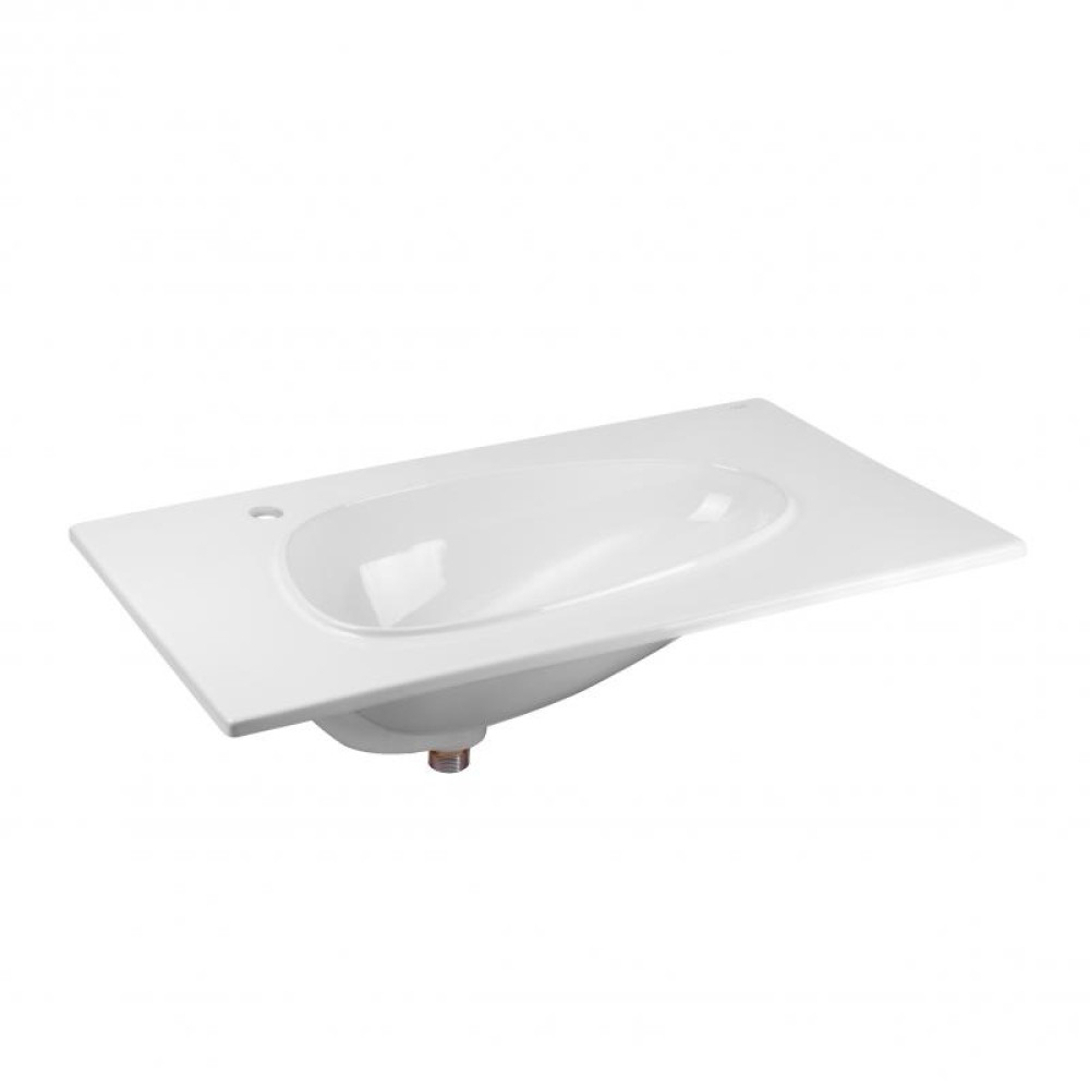 Раковина Qtap Virgo з донним клапаном QT1811FL8128BLW