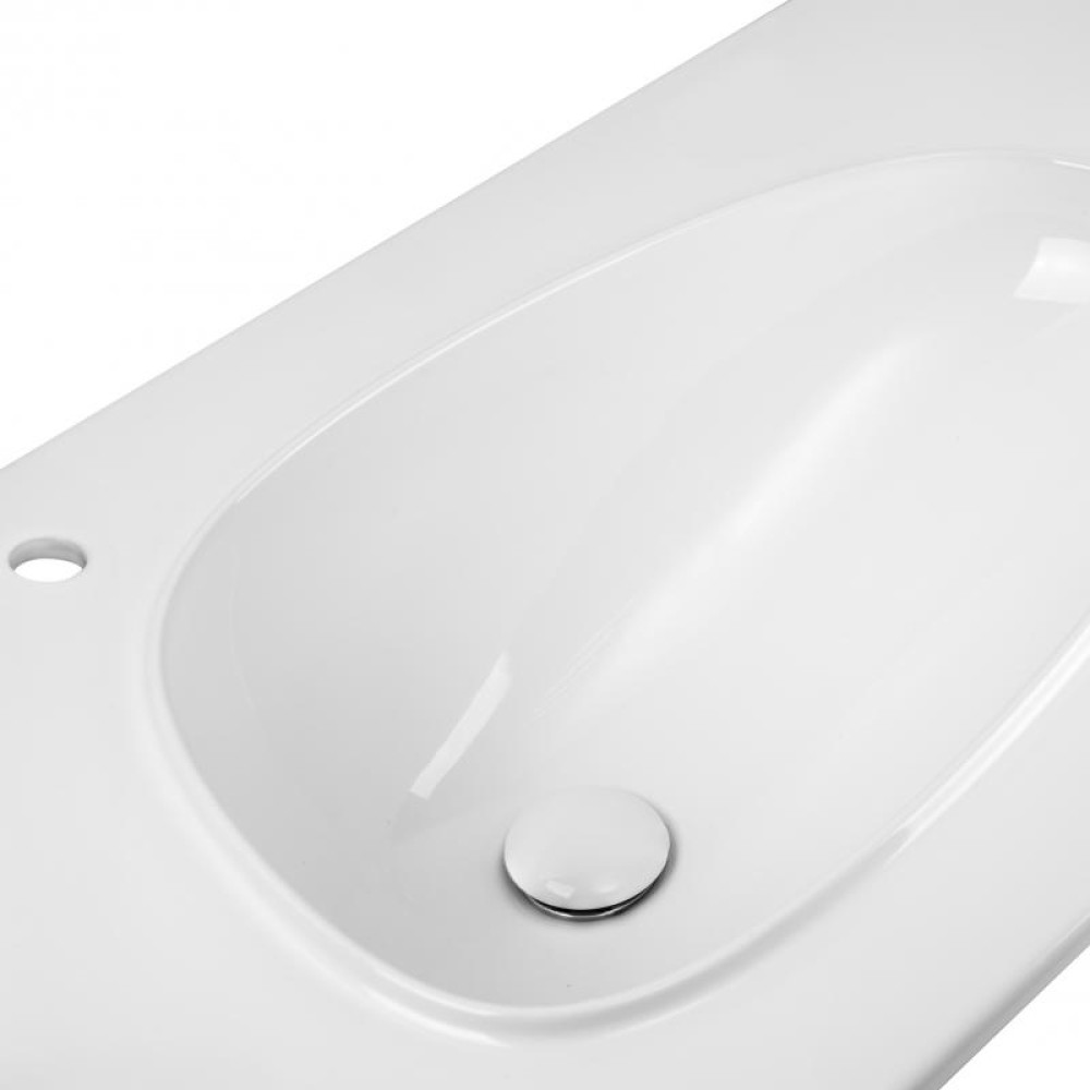 Раковина Qtap Virgo з донним клапаном QT1811FL8128BLW