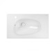 Раковина Qtap Virgo з донним клапаном QT1811FL8128BLW