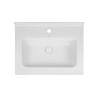 Раковина Qtap Albatross 01 QT0111FL8167AW з донним клапаном