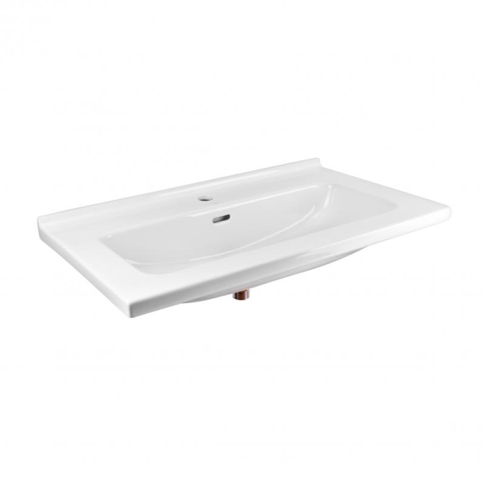 Раковина Qtap Albatross 01 QT0111FL8167CW з донним клапаном