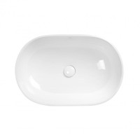 Раковина-чаша Qtap Leo WHITE з донним клапаном QT1111A028W