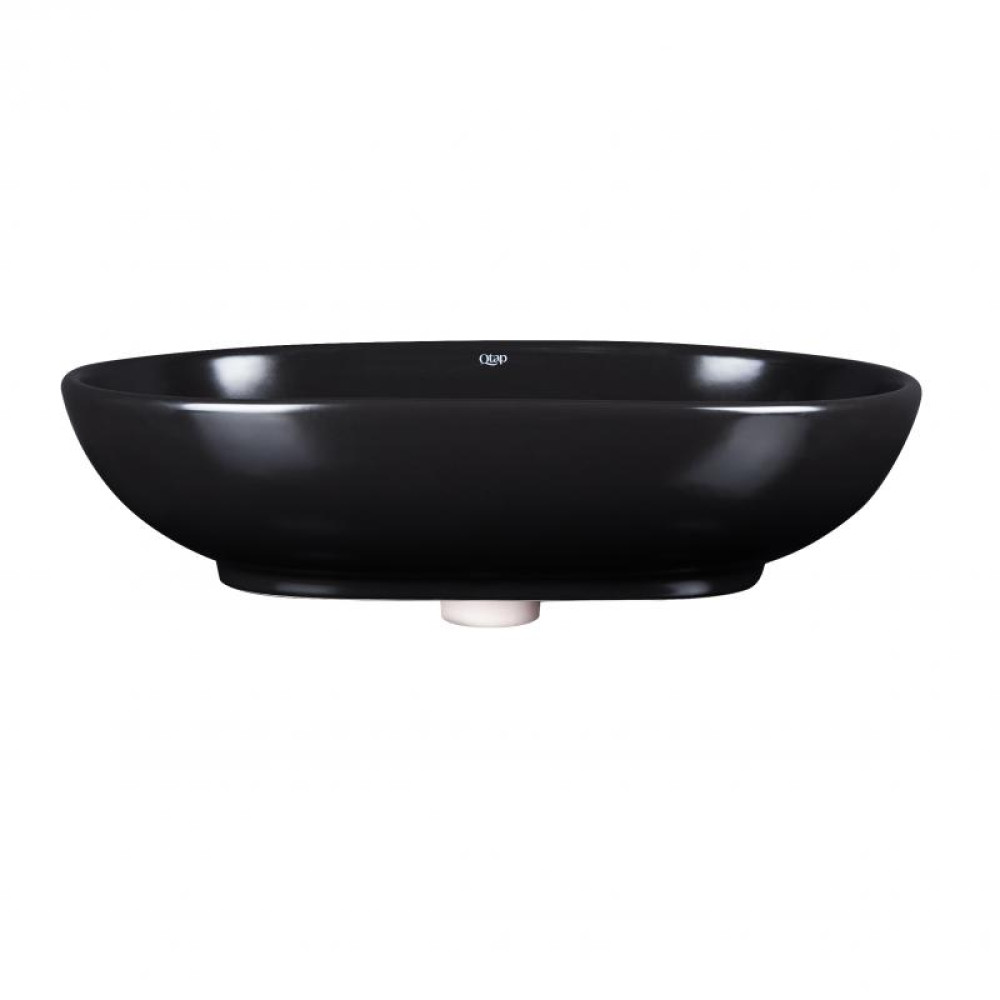 Раковина-чаша Qtap Leo MATT BLACK з донним клапаном QT1111A028MB