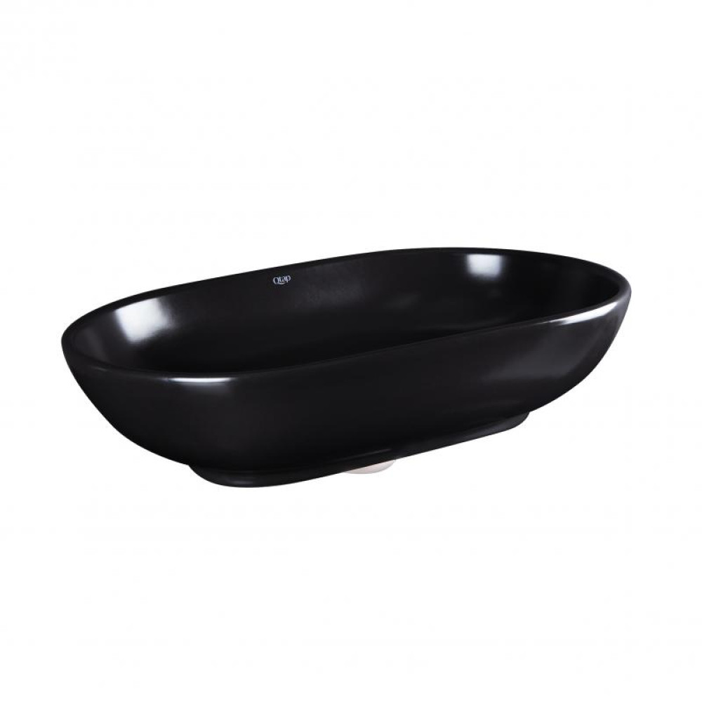 Раковина-чаша Qtap Leo MATT BLACK з донним клапаном QT1111A028MB