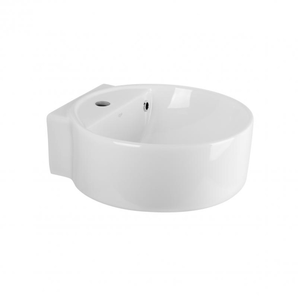 Раковина Qtap Swan QT1611A005W з донним клапаном