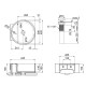 Раковина Qtap Swan QT1611A005W з донним клапаном