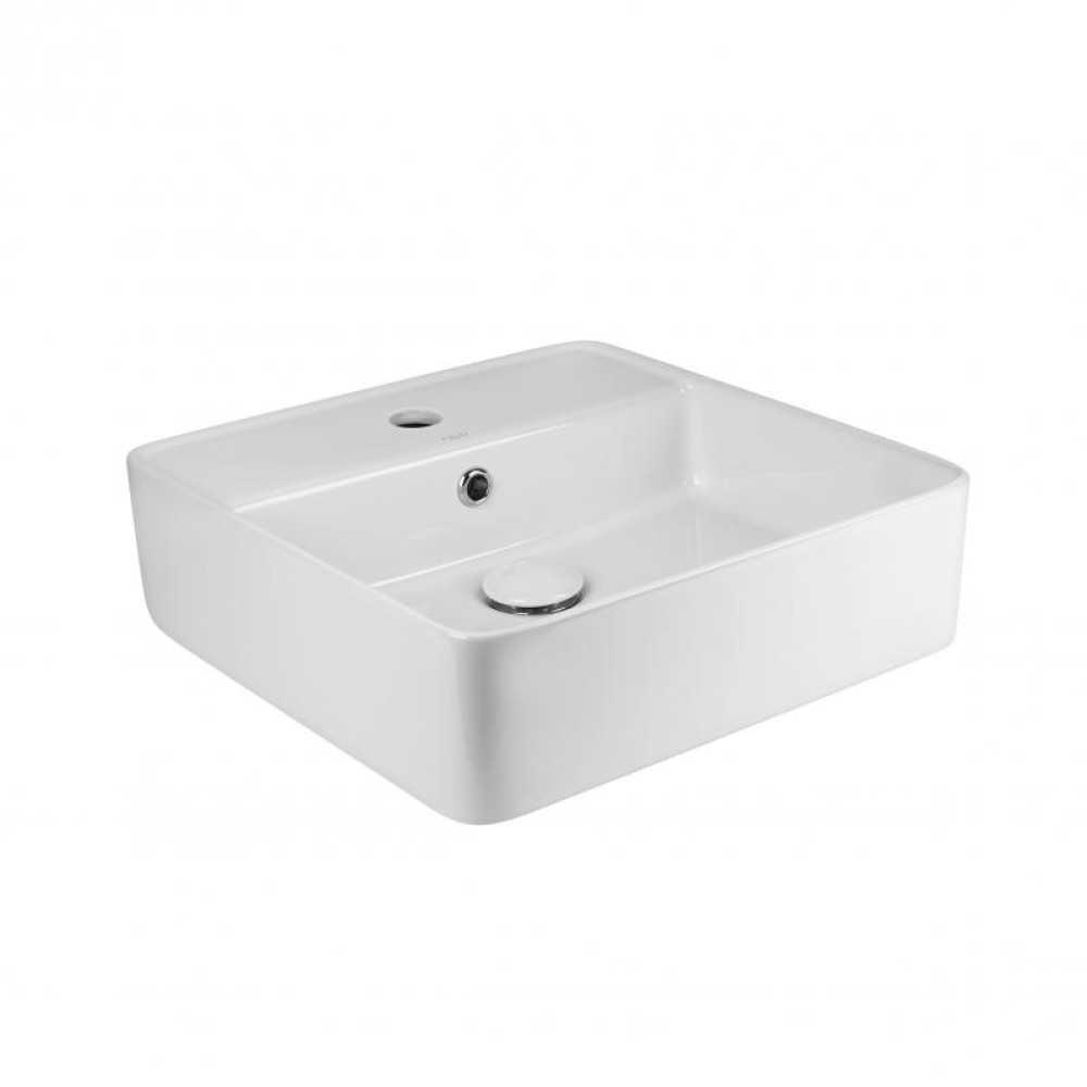 Раковина Qtap Crow QT0511A054TW з донним клапаном