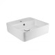 Раковина Qtap Crow QT0511A054TW з донним клапаном