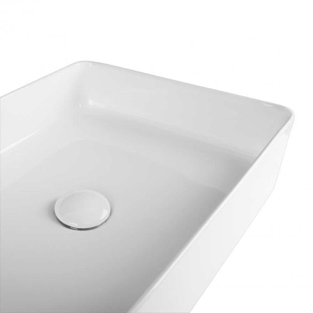 Раковина Qtap Tern QT1711A055W з донним клапаном