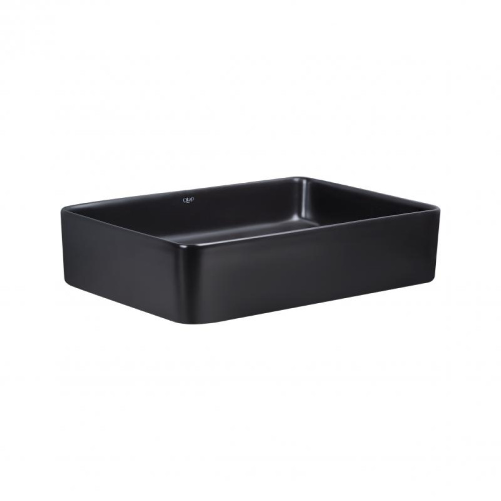 Раковина-чаша Qtap Tern Matt black з донним клапаном QT1711A055MB