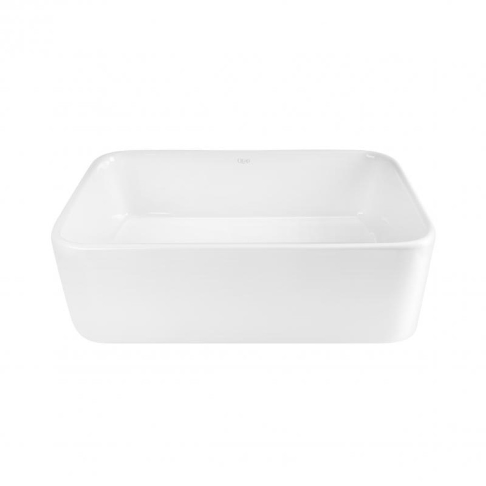 Раковина-чаша Qtap Tern WHITE QT1711A048W з донним клапаном