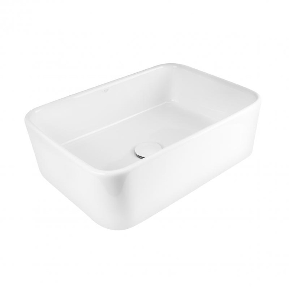 Раковина-чаша Qtap Tern WHITE QT1711A048W з донним клапаном