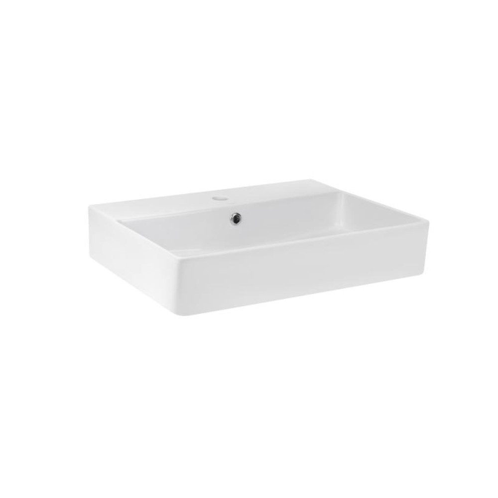 Раковина Qtap Crow White з донним клапаном QT0511WL032W