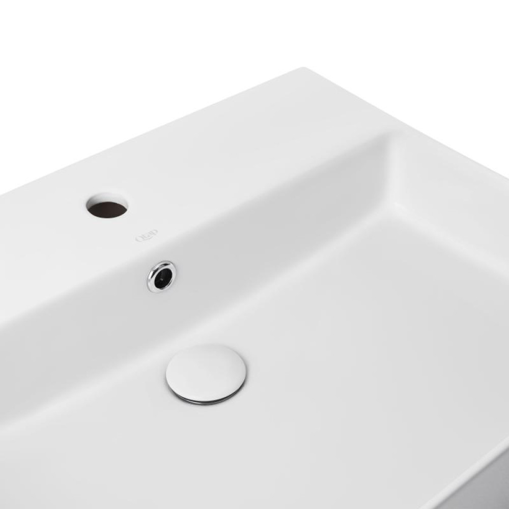Раковина Qtap Crow White з донним клапаном QT0511WL032W