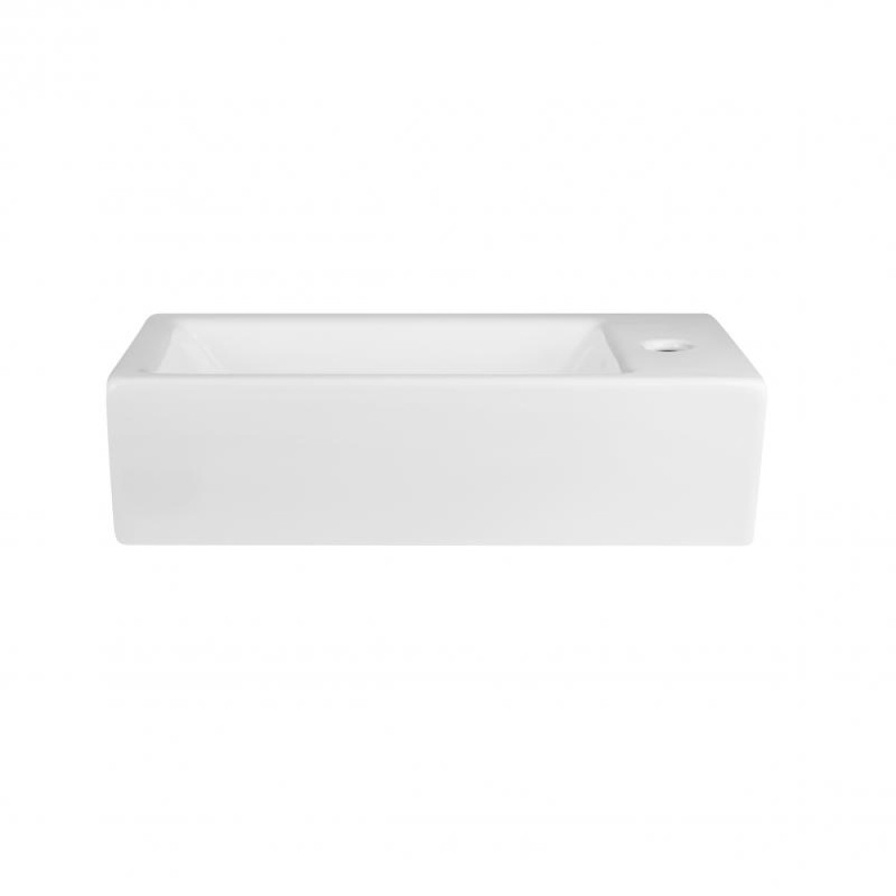 Раковина Qtap Crow QT0511A010W з донним клапаном