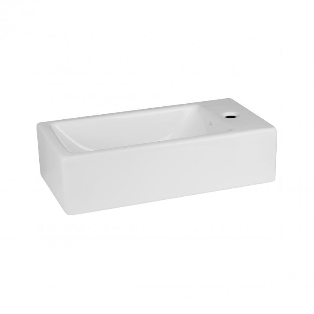 Раковина Qtap Crow QT0511A010W з донним клапаном