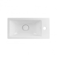 Раковина Qtap Crow QT0511A010W с донным клапаном